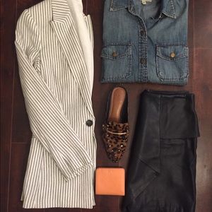 Pinstriped blazer
